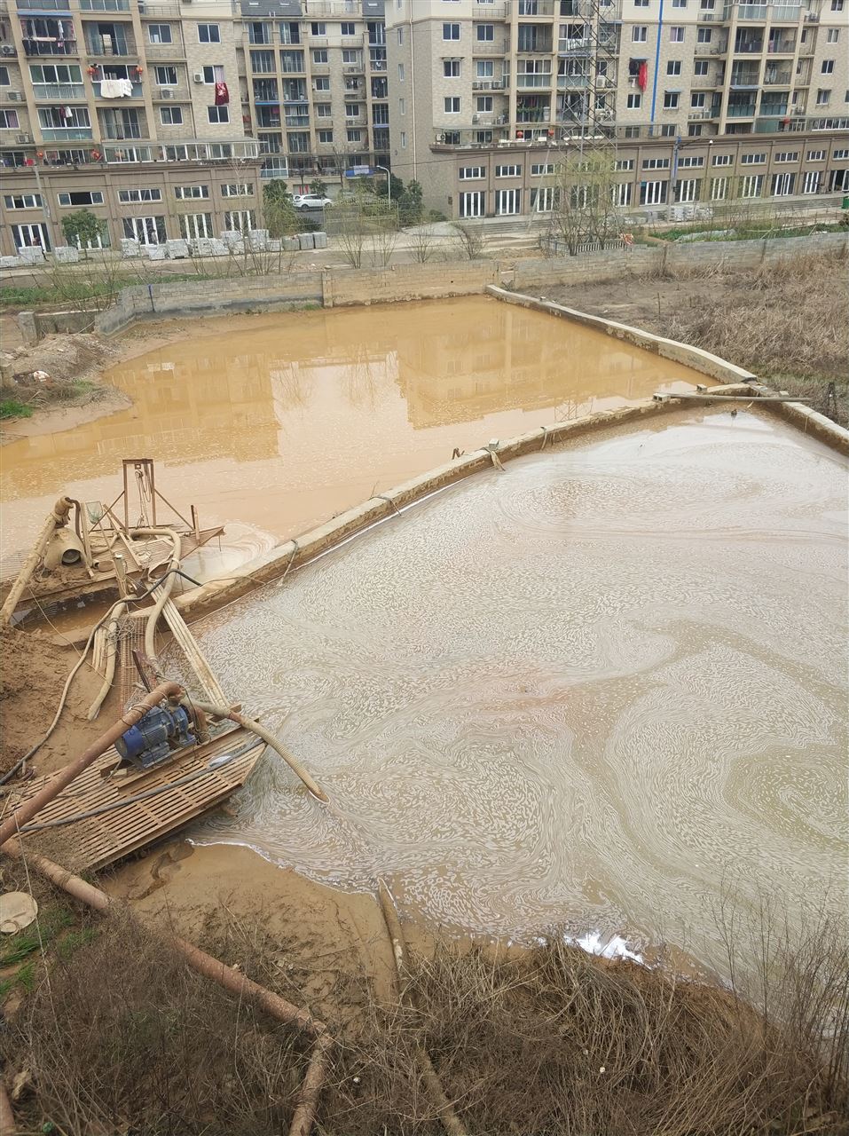 阳西沉淀池淤泥清理-厂区废水池淤泥清淤
